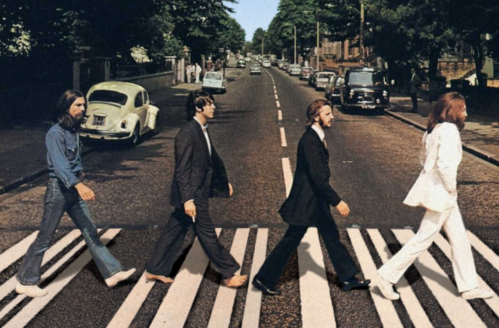 Los Beatles convirtieron el paso de peatones de Abbey Road en el más icónico de la cultura popular del siglo XX