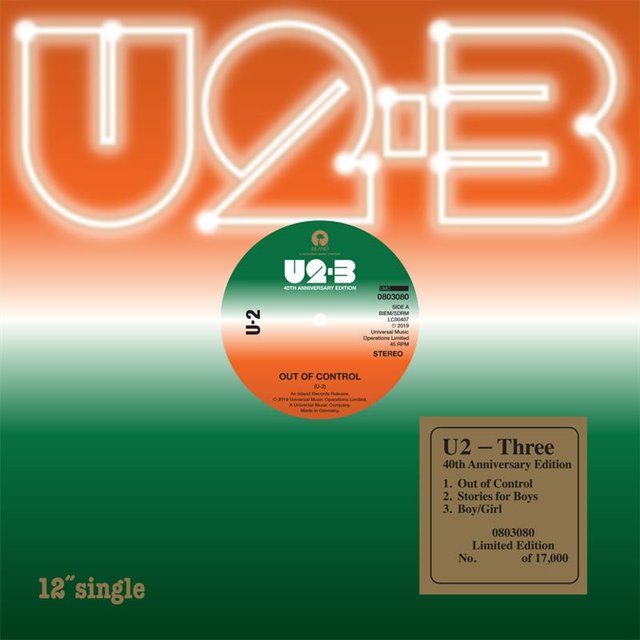 Three fue la primera publicación de U2, un EP con tres canciones grabado y puesto a la venta el 26 de septiembre de 1979
