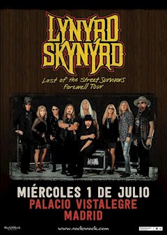 Tras la confirmación de su paso por el Rock Fest Barcelona 2020 en plena gira de despedida, Lynyrd Skynyrd también llegarán hasta Madrid