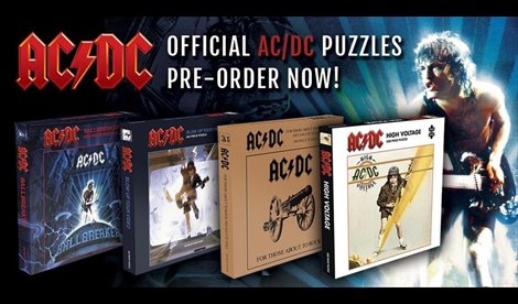 AC/DC es la última banda en lanzar sus propios puzzles basados en las portadas de algunos de sus discos más famoso