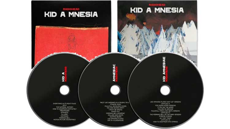 Incluye los álbumes Kid A y Amnesiac más material extra en un tercer disco titulado Kid Amnesiae