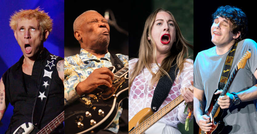 Descubre los gestos tocando de gente como Prince, Chris Martin o Dave Grohl, entre muchos otros